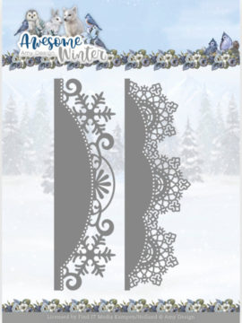 Snijmal Winter Lace Borders – Awesome Winter  –  Amy Design
