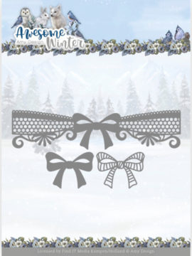 Snijmal Winter Lace Bow – Awesome Winter – Amy Design