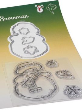 Stempel & Snijmal set Sneeuwpop – Marianne Design