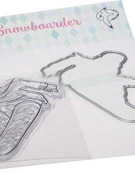 Stempel & Snijmal set Snowboarder – Marianne Design