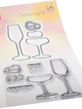 Stempel & Snijmal set Champagne – Marianne Design