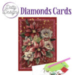Diamond Cards - Poinsetta Rectangle