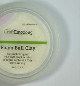 Foamball clay – wit 75ml – 23gr Air dry