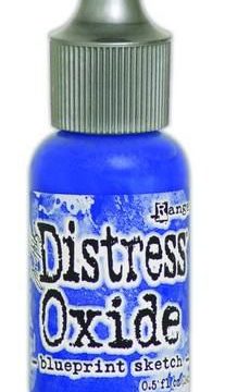 Distress Oxide Re- inker 14 ml – blueprint sketch TDR56928
