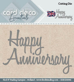 Cutting Dies- Happy Anniversary