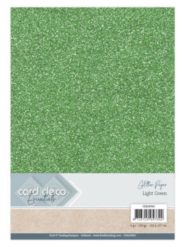 Glitter Paper Light Green CDEGP002