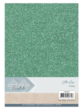 Glitter Paper Ocean CDEGP003