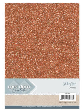 Glitter Paper Copper CDEGP011
