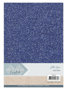 Glitter Paper Dark Blue CDEGP013