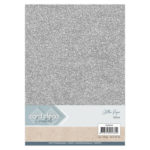 Glitter Paper Silver CDEGP014