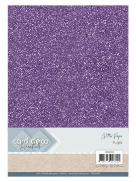 Glitter Paper Purple CDEGP015