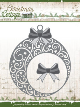 Christmas Swirls Bauble – Christmas Cottage