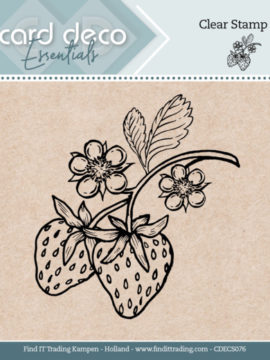 Clear Stempel Strawberry – Card Deco Essentials