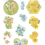 Knipvel 3D - Summer Flowers - Jeanine's Art