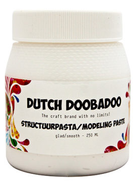 Structuur pasta wit glad 250ml – Dutch Doobadoo