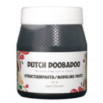 Structuur pasta zwart glad 250ml - Dutch Doobadoo