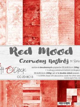 Paper Collection Set 12″*12″ Basic 13 – Red Mood