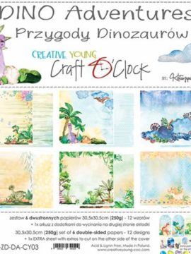 Paper Collection Set 12″*12″ Creative Young – Dino Adventures