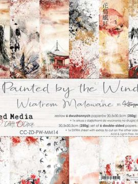 Paper Collection Set 12″*12″ Painted By The Wind Mixed Media