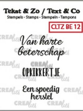 Clear Stempel Beterschap nr. 12 (NL) – Crealies