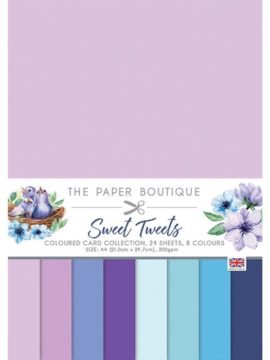 The Paper Boutique • Sweet tweets coloured card collection
