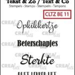 Clear Stempel Beterschap nr. 11 (NL) - Crealies