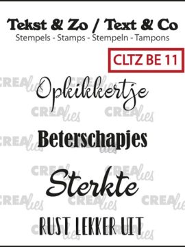 Clear Stempel Beterschap nr. 11 (NL) – Crealies