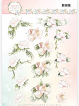 3D Knipvel – Flowers in Pastels – Believe in Pink