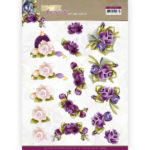 Knipvel Purple Roses - Romantic Roses - Precious Marieke
