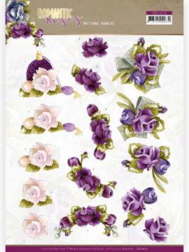 Knipvel Purple Roses – Romantic Roses – Precious Marieke