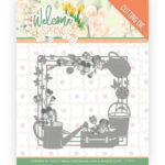 Snijmal Spring Frame - Welcome Spring - Jeanine's Art