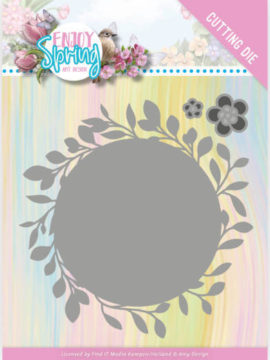 Leaf Circle snijmal – Enjoy Spring – Amy Design