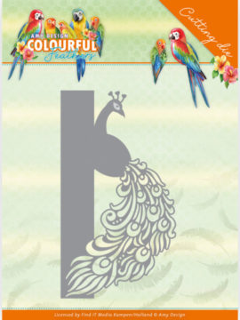 **-30%** Dies – Amy Design – Colourful Feathers – Peacock Tail