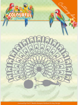 **-30%** Dies – Amy Design – Colourful Feathers – Peacock