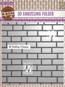 Embosfolder  Brick wall – Nellie Snellen