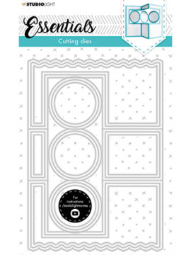 Cutting Die Circle Zig-Zag cardshape Essentials nr.124 – Studiolight