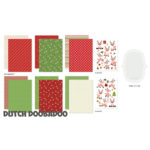 Crafty Kit Rudolph A5 incl stencil- Dutch Doobadoo