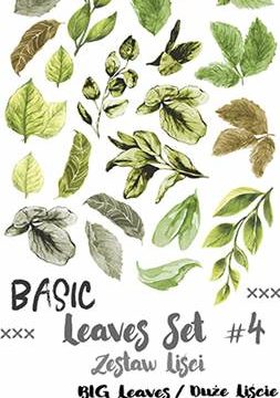 Basic Leaves Set 4 BIG LEAVES extras to cut 155x305cm