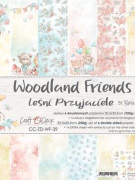 Paper Collection Set 12″*12″ Woodland Friends