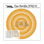 XXL92 Cirkels met ruwe randen - Crealies