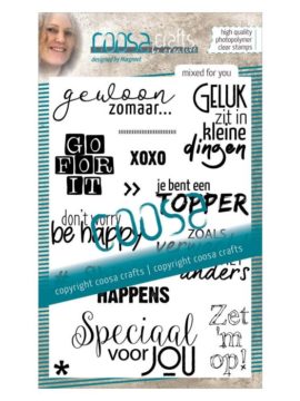 Clear stempel Nederlands #12 Mixed for you – Coosa Crafts