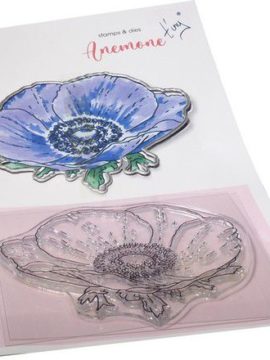 Marianne D Clear Stamp & Die set Tiny’s Bloemen – Anemoon TC0893 120x205mm (02-22)