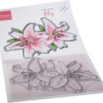 Marianne D Clear Stamp & Die set Tiny's Bloemen - Lelie TC0890 120x205mm (02-22)