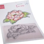 Marianne D Clear Stamp & Die set Tiny's Bloemen - Theeroos TC0891 120x205mm (02-22)
