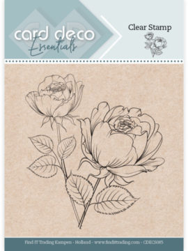 Clear stempel Rose – Card Deco Essentials