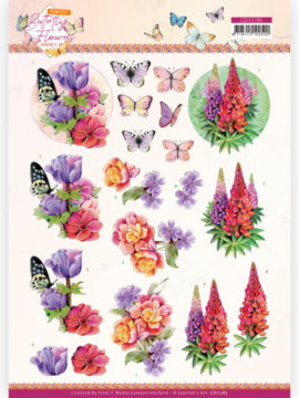 3D Knipvel – Perfect Butterfly Flowers Anemone – Jeanine’s Art