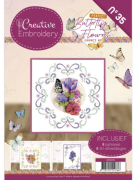 Creative Embroidery nr.35 Perfect Butterfly Flowers – Jeanine’s Art