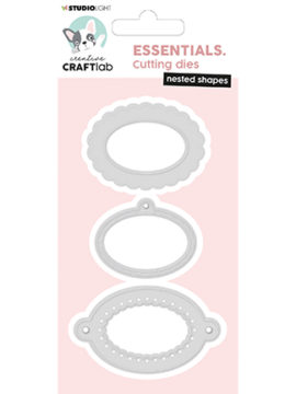 Snijmallen Nested Oval shapes Essentials nr. 158 – CraftLab – StudioLight