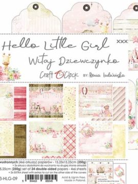 Paper Collection Set 6″*6″ Hello Little Girl – Craft O’Clock