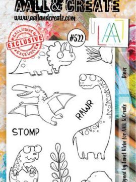 Clear stempels Dino’s A6 – AALL & Create